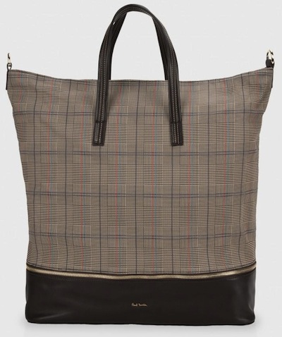 Paul-Smith-Check-Tote-Bag