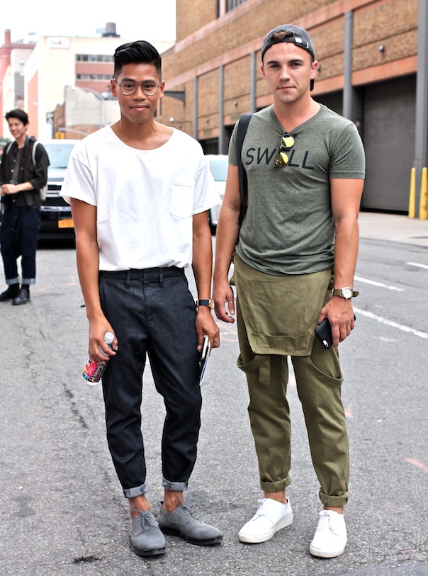 new-york-fashion-week-mens-street-style-spring-summer-justin-livingston-anthony-urbano